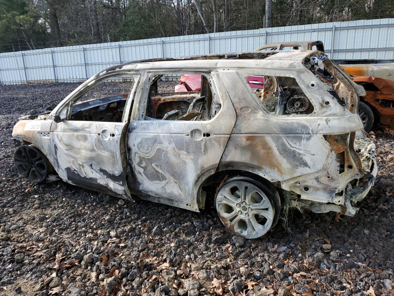 2019 Land Rover Discovery VIN SALCR2FX7KH794849 Copart auction photo, burn damage thumbnail 2