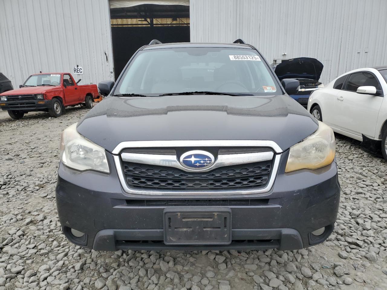 2014 Subaru Forester VIN JF2SJAPC1EH474416 Copart auction photo, rear end damage thumbnail 5