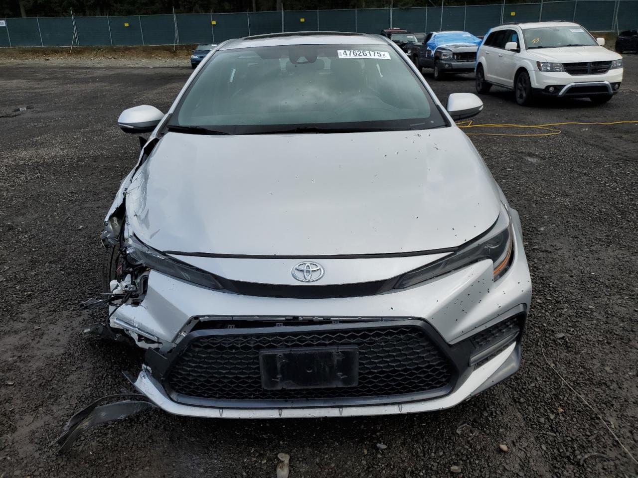 2022 Toyota Corolla VIN 5YFT4MCE0NP098346 Copart auction photo, all over / undercarriage damage thumbnail 5