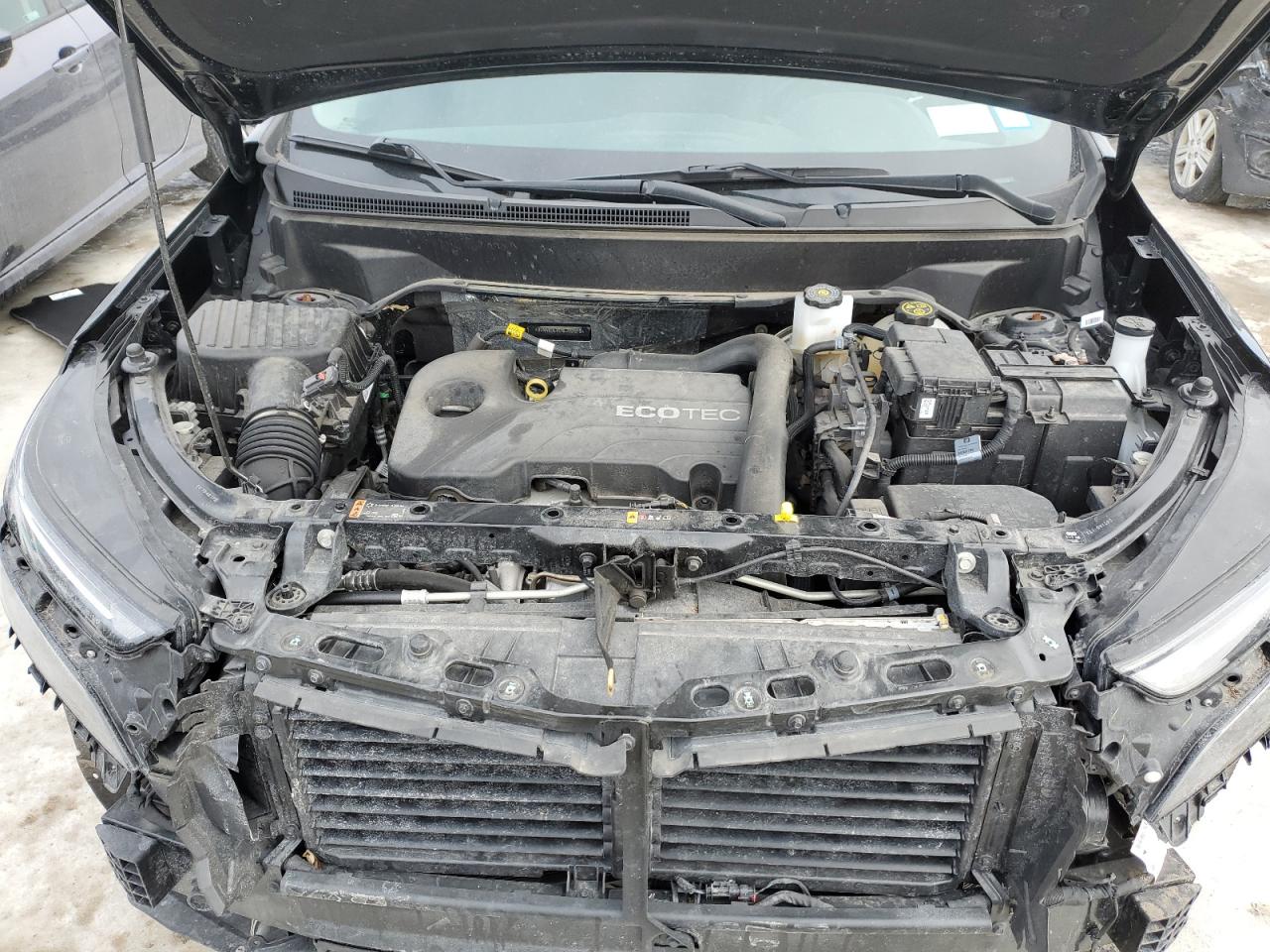 2022 Chevrolet Equinox VIN 3GNAXUEV1NL267578 Copart auction photo, front end / side damage thumbnail 12