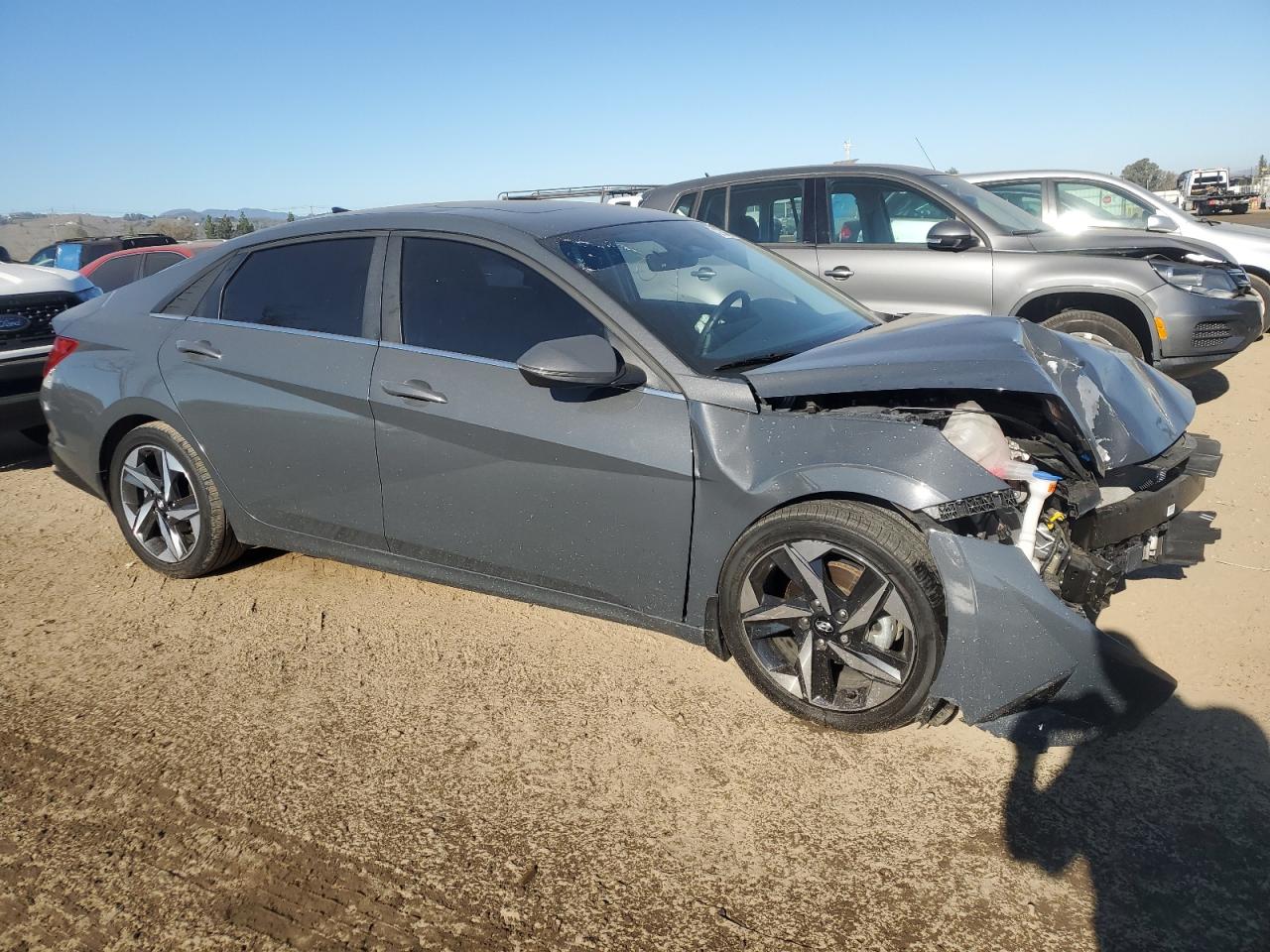 2023 Hyundai Elantra VIN KMHLN4AJ1PU078282 Copart auction photo, front end damage thumbnail 4