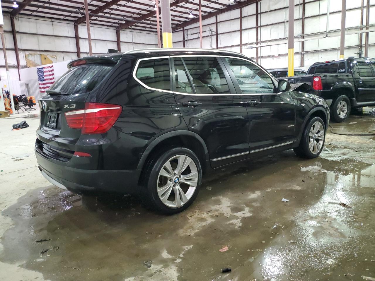 2011 BMW X3 VIN 5UXWX7C55BL730508 Copart auction photo, front end damage thumbnail 3