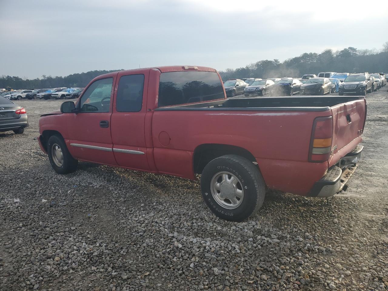 2003 GMC Sierra VIN 2GTEC19TX31200232 Copart auction photo, front end / rear end damage thumbnail 2
