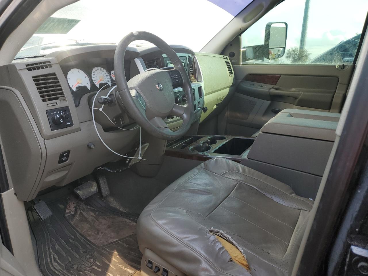 2008 Dodge RAM VIN 3D3MX39A28G251028 Copart auction photo, undercarriage / mechanical damage thumbnail 7