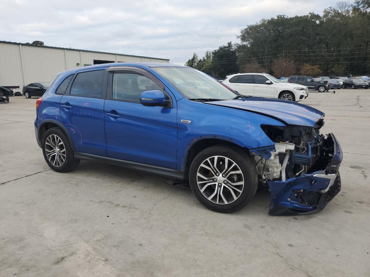 2019 Mitsubishi Outlander VIN JA4AP4AU0KU017203 Copart auction photo, front end damage thumbnail 4