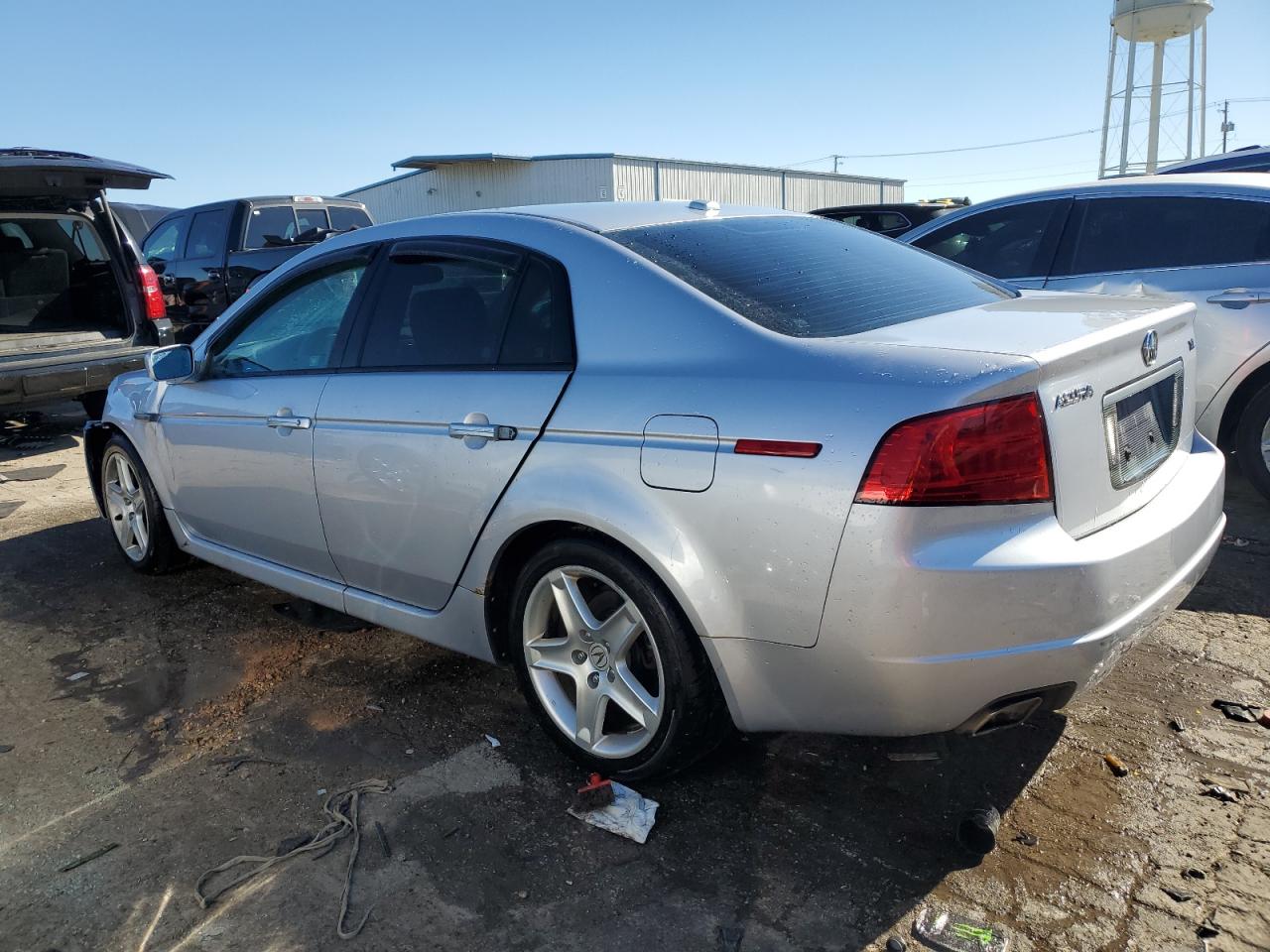 2005 Acura TL VIN 19UUA66255A019222 Copart auction photo, front end / side damage thumbnail 2