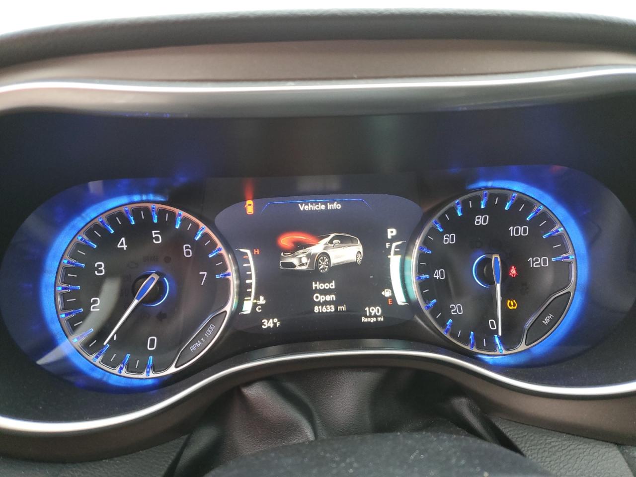 2018 Chrysler Pacifica VIN 2C4RC1EG2JR350991 Copart auction photo, side / rear end damage thumbnail 9