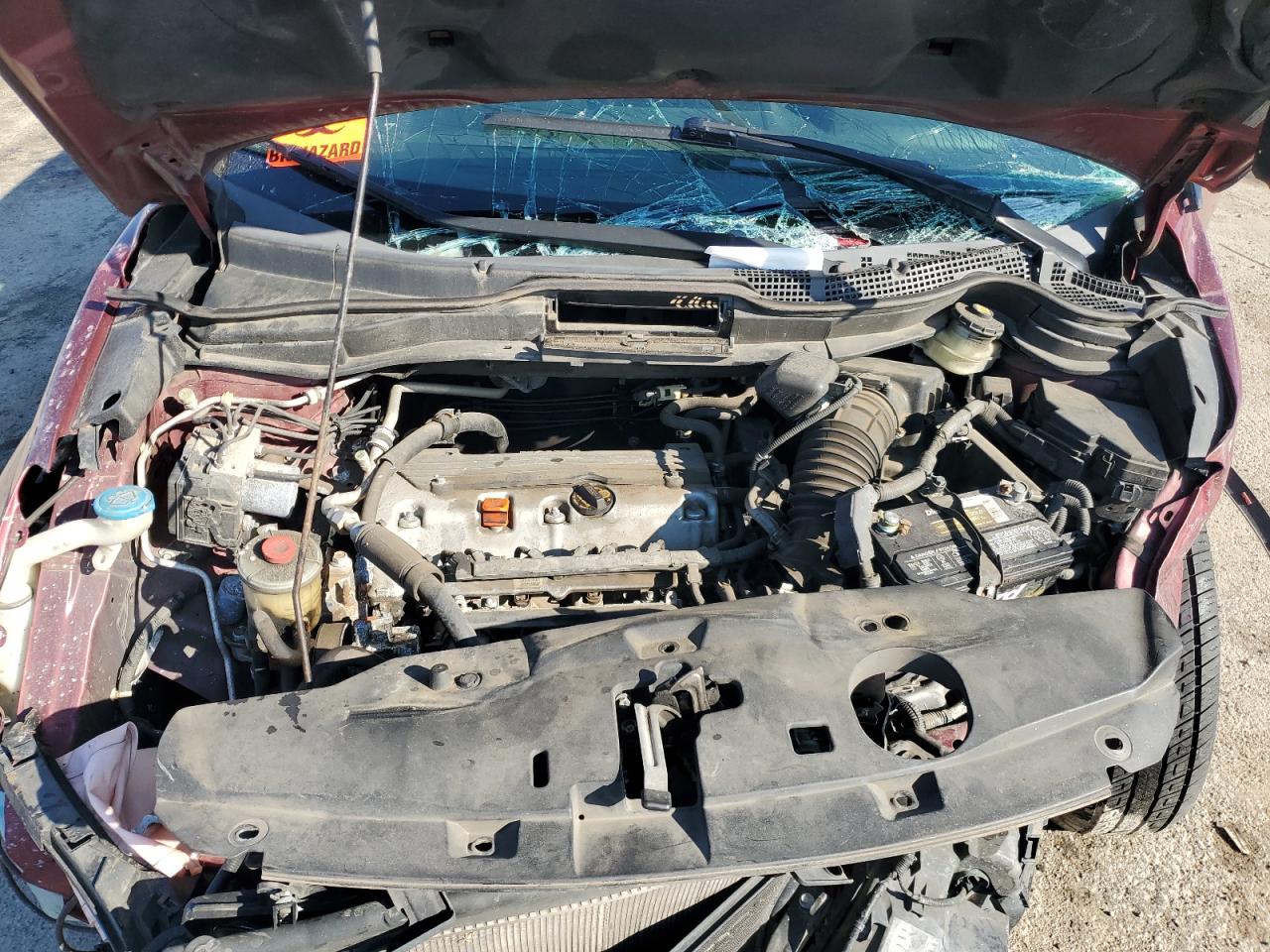 2010 Honda CR-V VIN 5J6RE3H74AL014764 Copart auction photo, all over damage thumbnail 12