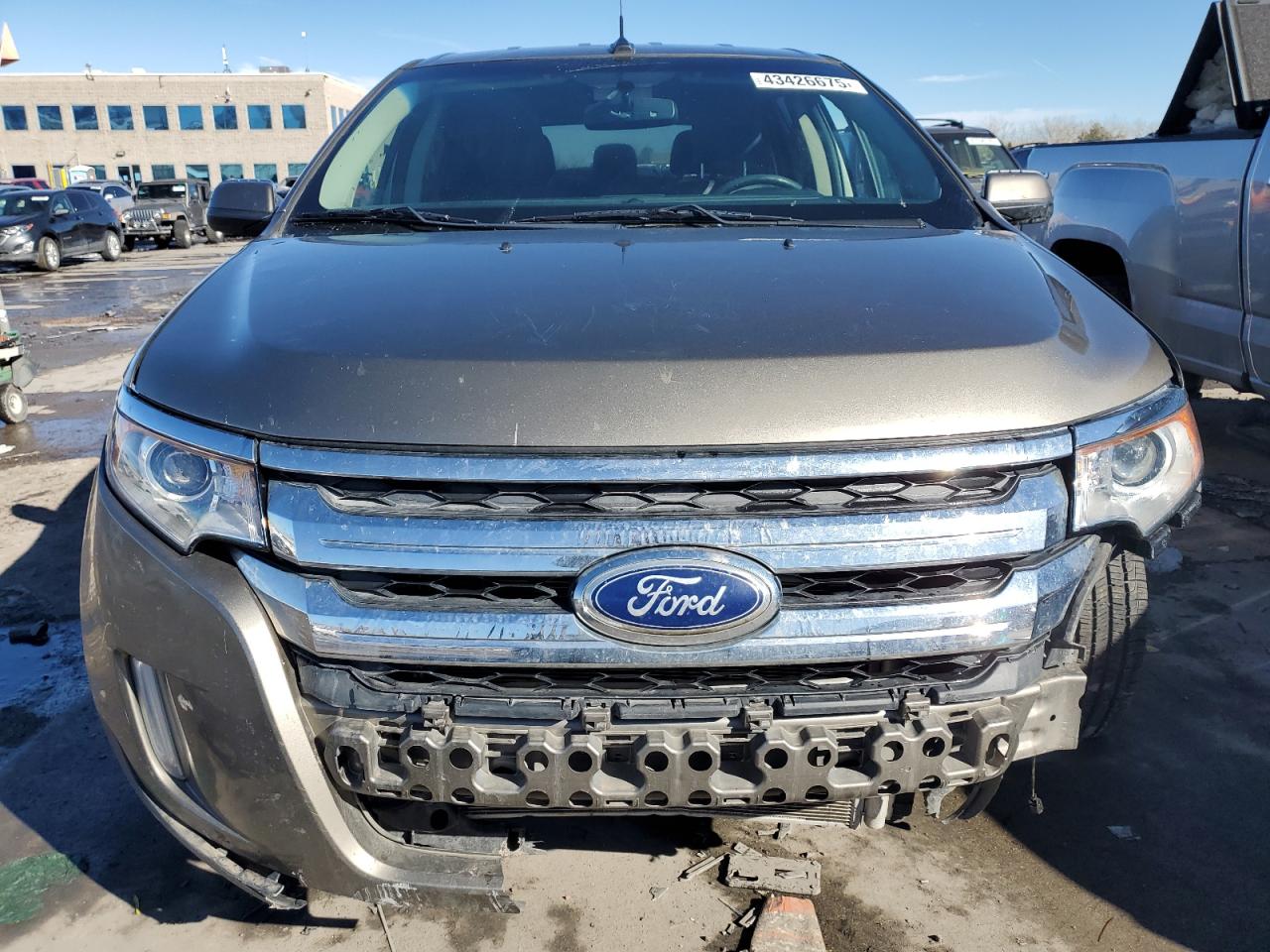 2013 Ford Edge VIN 2FMDK4KC0DBC37985 Copart auction photo, front end damage thumbnail 5