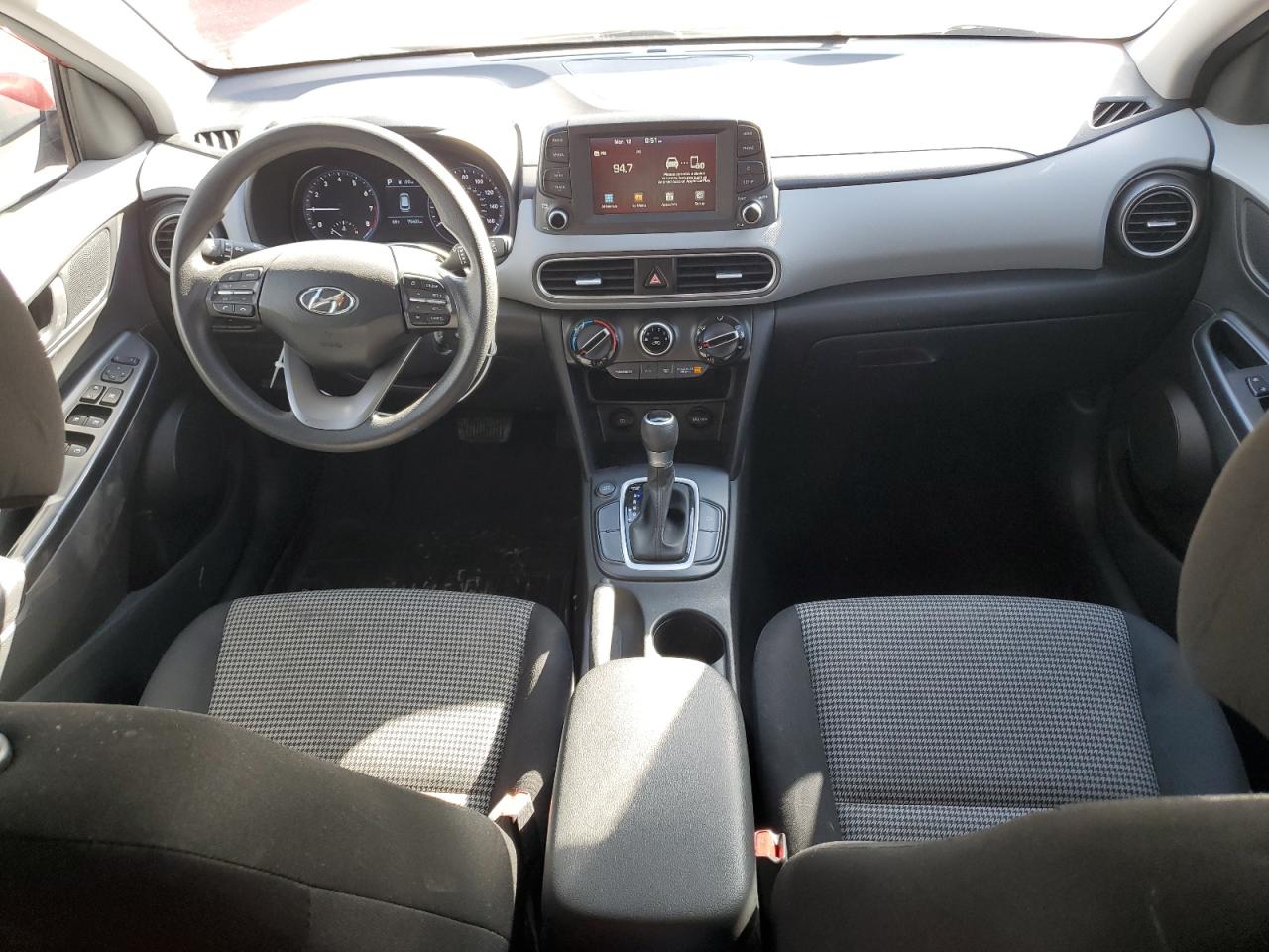2021 Hyundai Kona VIN KM8K12AA5MU641177 Copart auction photo, rear end damage thumbnail 8