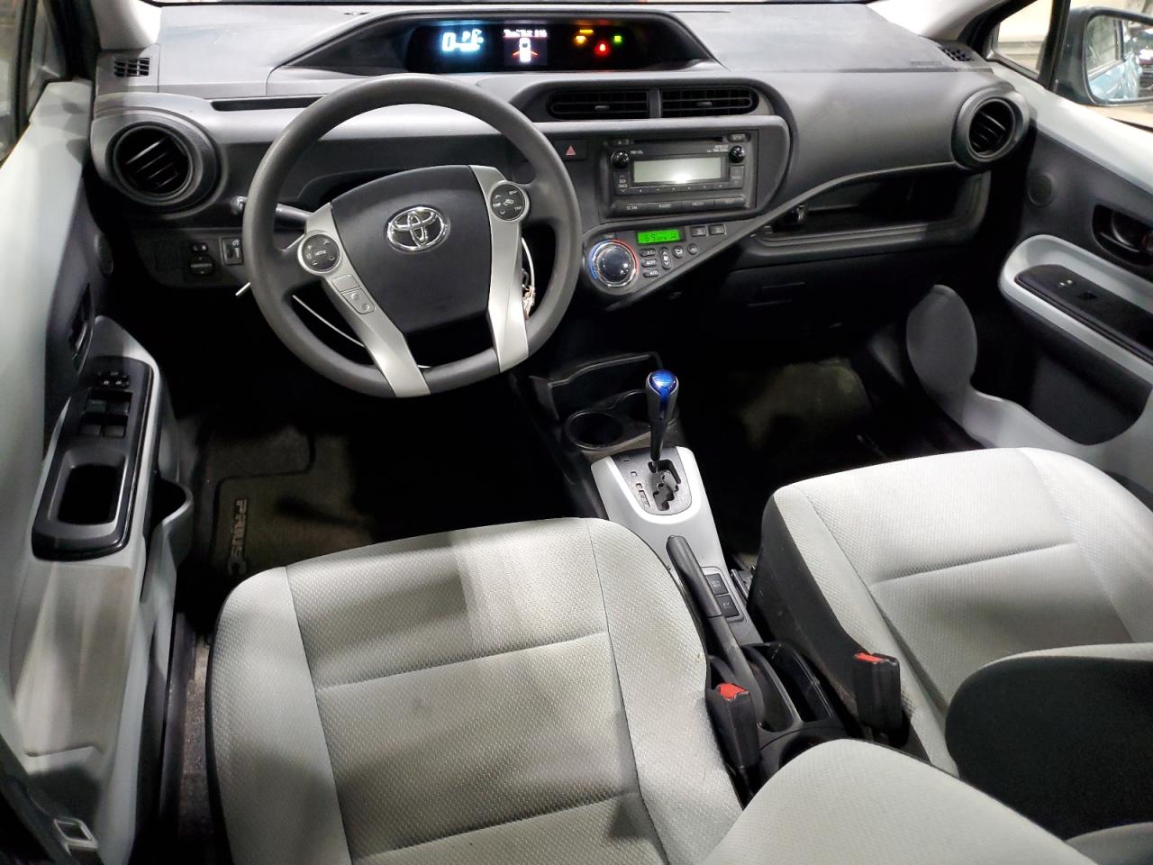 2014 Toyota Prius VIN JTDKDTB3XE1080849 Copart auction photo, front end / side damage thumbnail 8