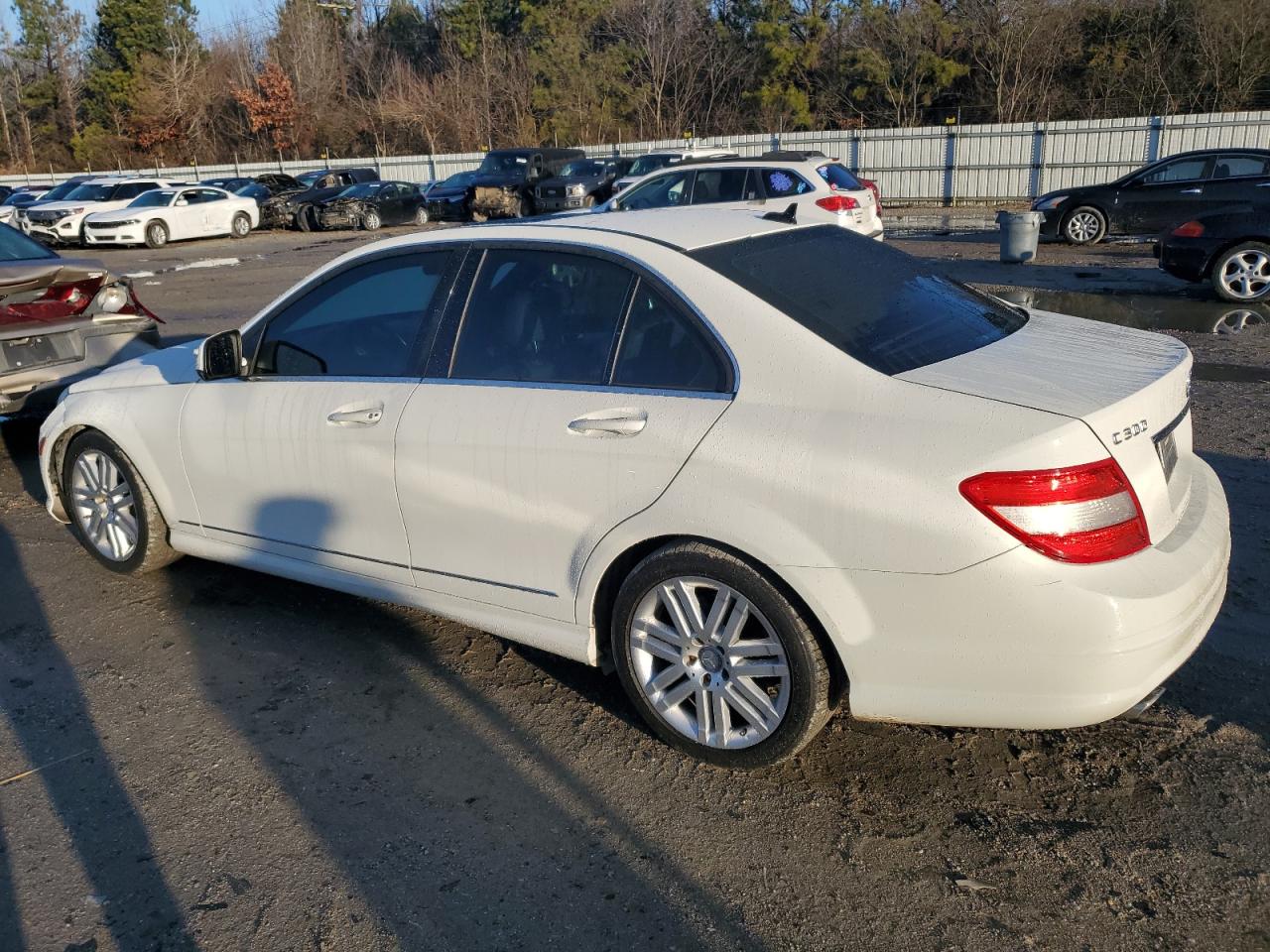 2008 Mercedes-Benz C-klasse VIN WDDGF81X08F126316 Copart auction photo, front end / rear end damage thumbnail 2