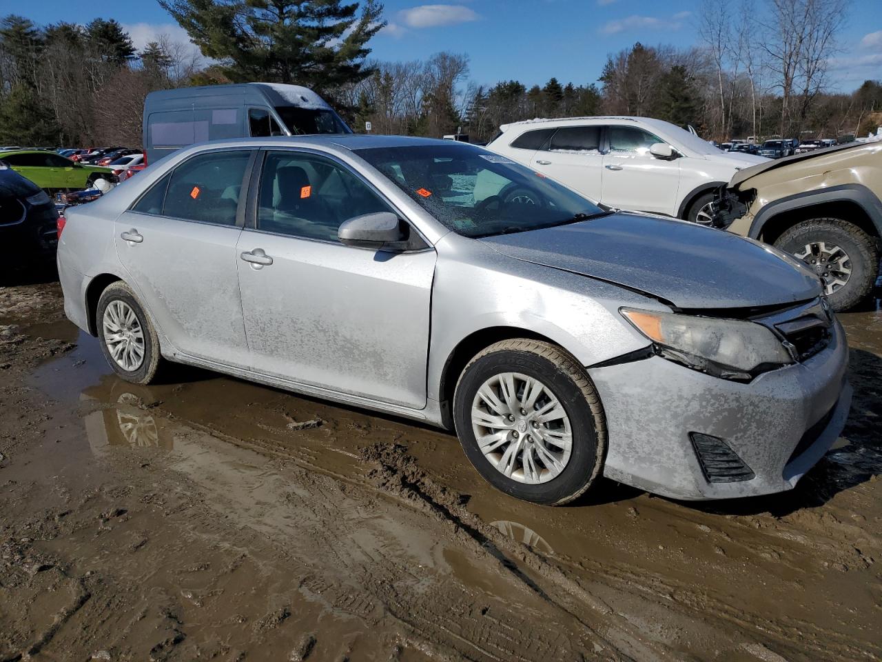 2014 Toyota Camry VIN 4T4BF1FK2ER407745 Copart auction photo, front end damage thumbnail 4