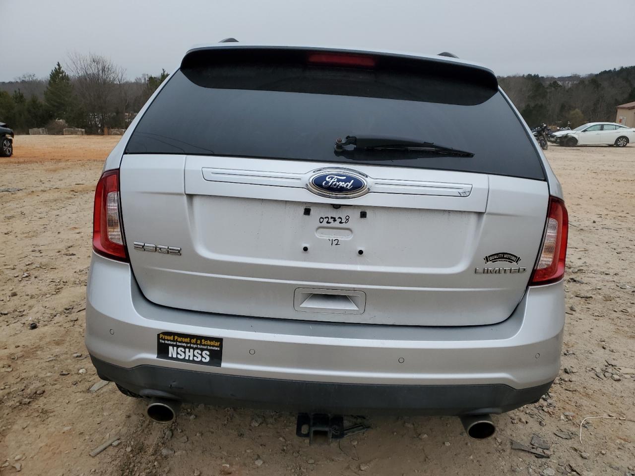 2012 Ford Edge VIN 2FMDK3KCXCBA94715 Copart auction photo, all over / undercarriage damage thumbnail 6
