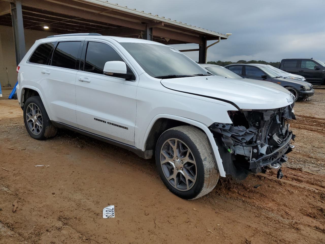 2018 Jeep Grand Cherokee VIN 1C4RJEBG2JC365873 Copart auction photo, front end damage thumbnail 4
