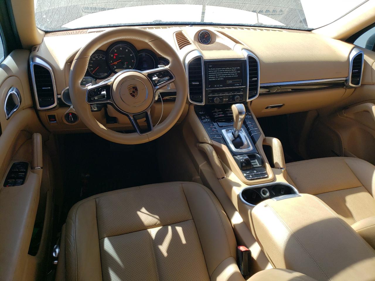 2016 Porsche Cayenne VIN WP1AA2A25GKA12395 Copart auction photo, front end / rear end damage thumbnail 8