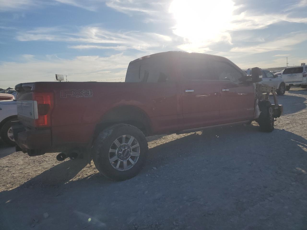 2019 Ford F250 VIN 1FT7W2BTXKEC56863 Copart auction photo, burn - engine / burn - interior damage thumbnail 3