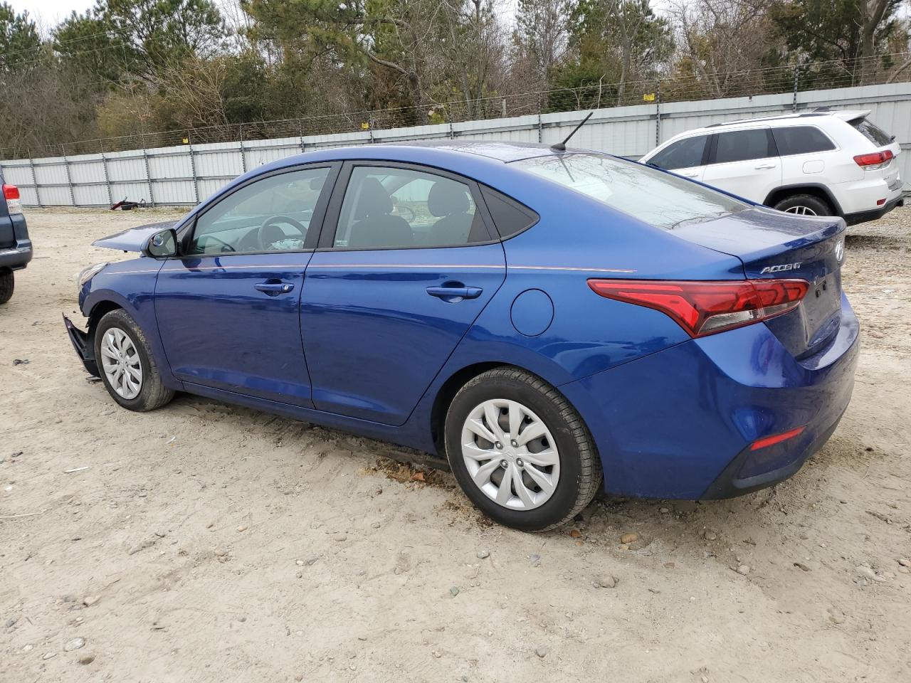 2021 Hyundai Accent VIN 3KPC24A68ME140795 Copart auction photo, front end / minor dent/scratches damage thumbnail 2