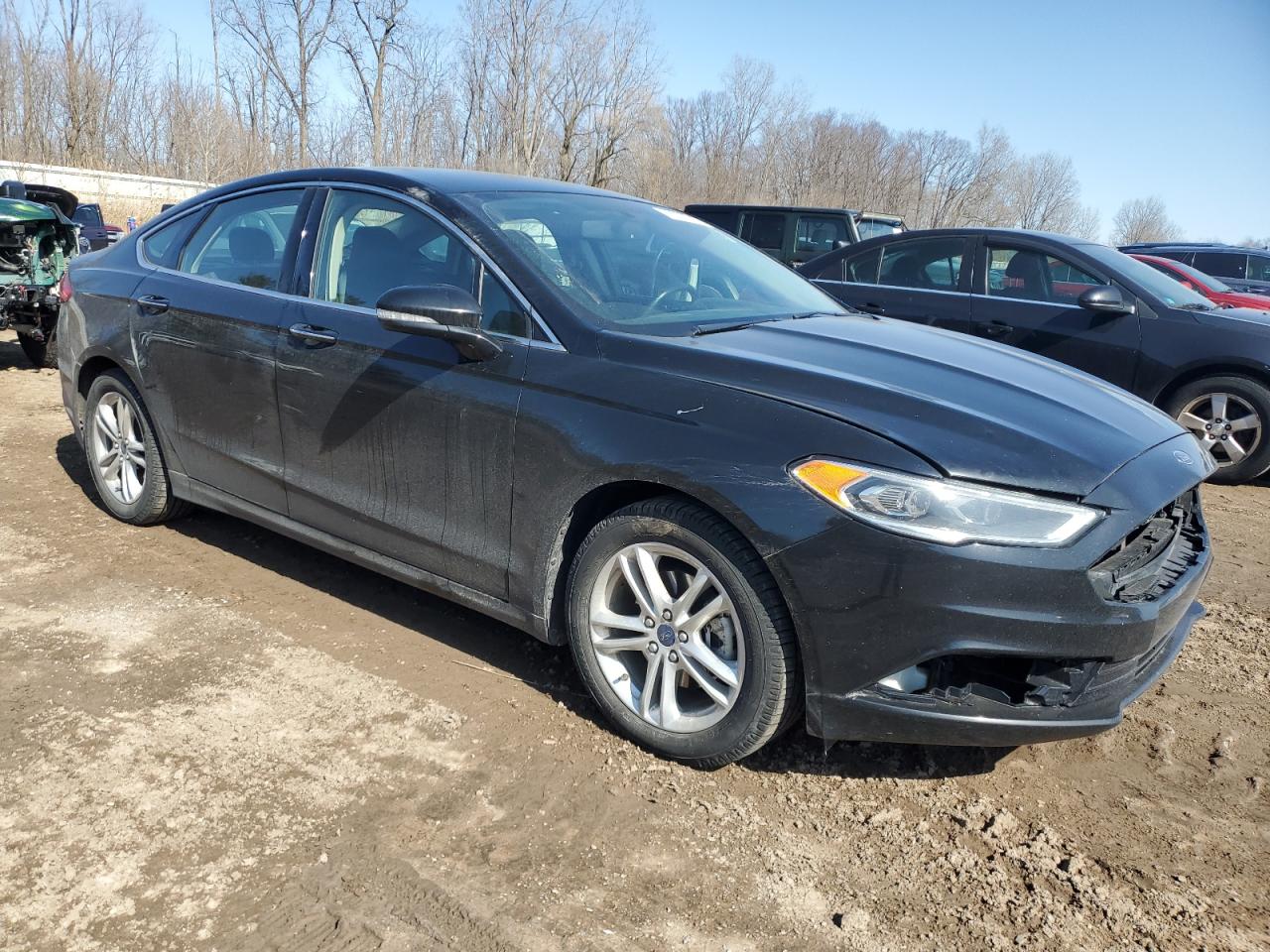 2018 Ford Fusion VIN 3FA6P0HD9JR196315 Copart auction photo, front end / minor dent/scratches damage thumbnail 4