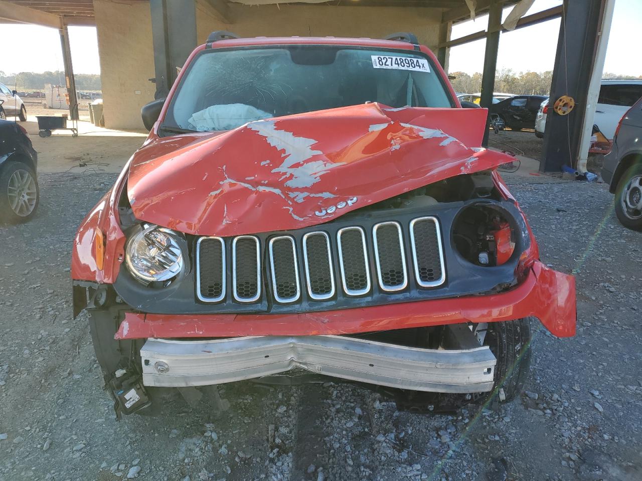 2017 Jeep Renegade VIN ZACCJBAB0HPE82397 Copart auction photo, front end damage thumbnail 5