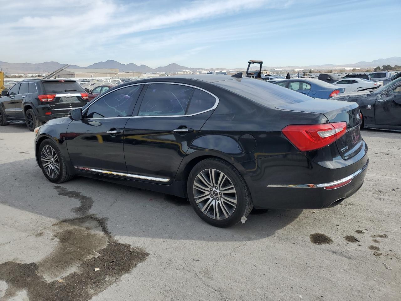 2014 KIA Cadenza VIN KNALN4D74E5130836 Copart auction photo, undercarriage damage thumbnail 2