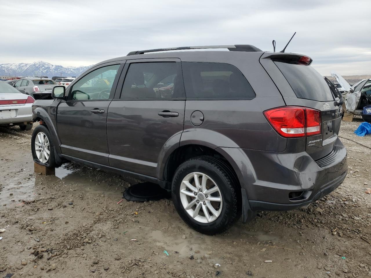 2017 Dodge Journey VIN 3C4PDDBG0HT609804 Copart auction photo, rollover damage thumbnail 2