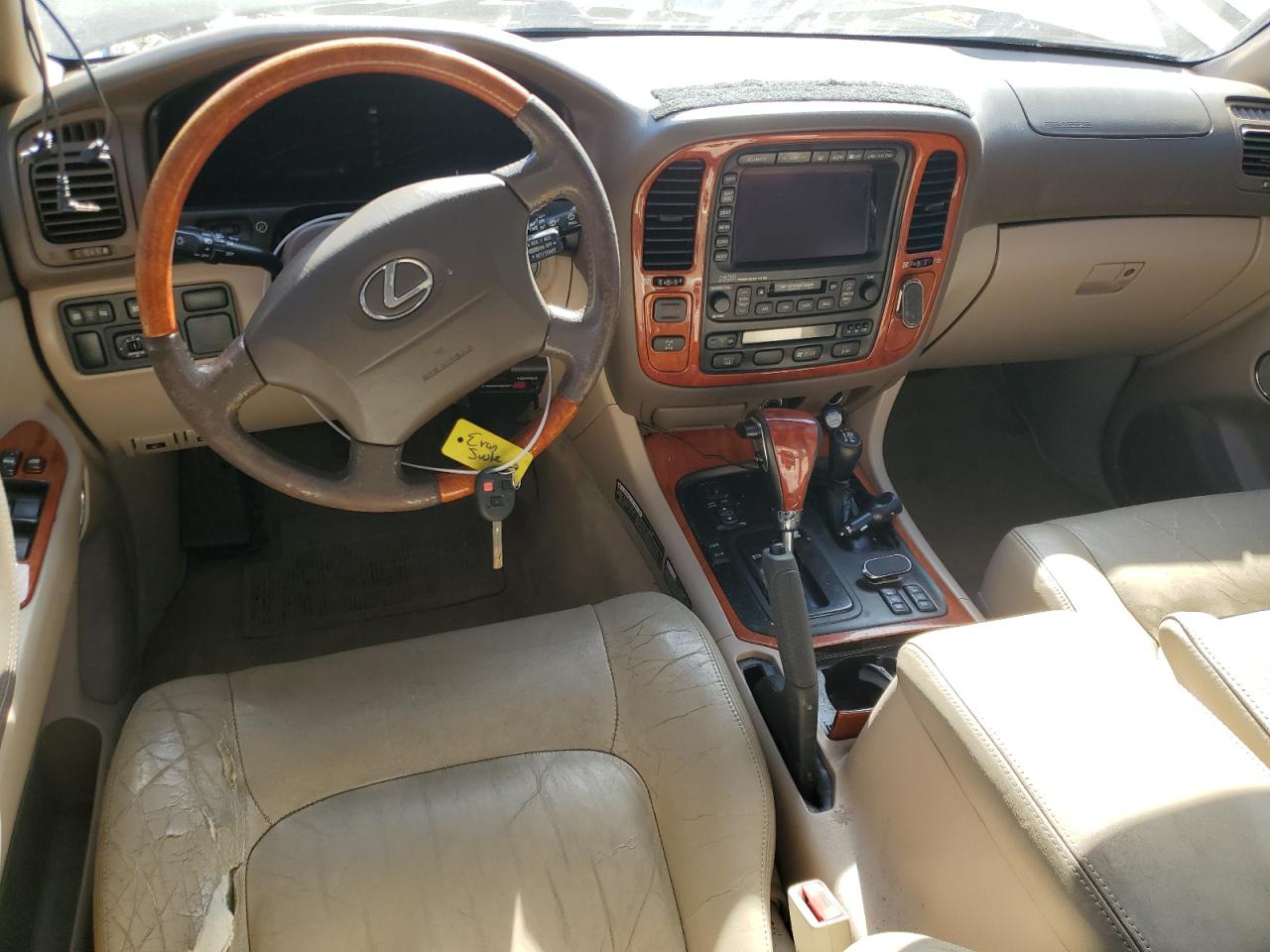 2002 Lexus LX VIN JTJHT00W723514716 Copart auction photo, water/flood damage thumbnail 8
