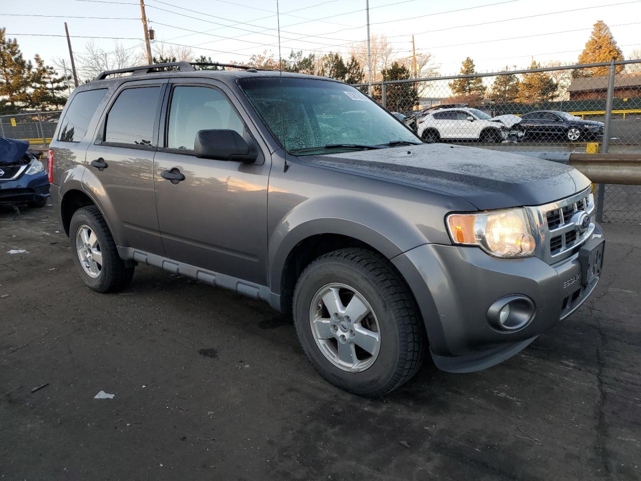 2012 Ford Escape VIN 1FMCU9D74CKB04072 Copart auction photo, hail damage thumbnail 4