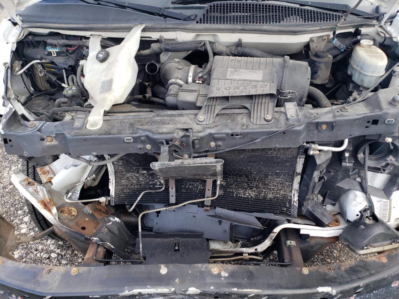 2010 Chevrolet Express VIN 1GCZGFDA1A1129207 Copart auction photo, front end / all over damage thumbnail 12