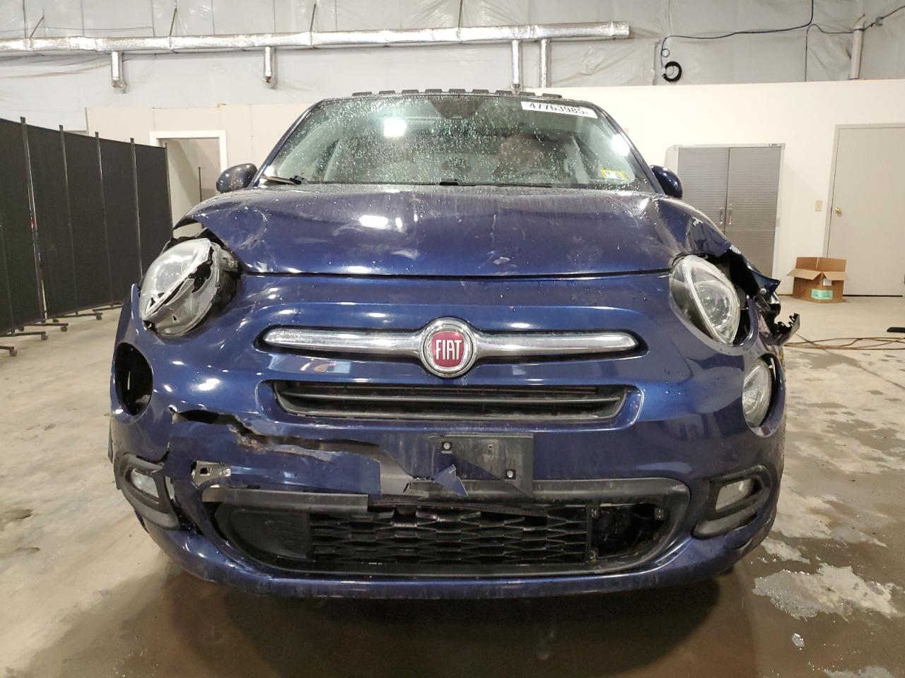 2017 Fiat 500 VIN ZFBCFYDB5HP597173 Copart auction photo, front end / top/roof damage thumbnail 5