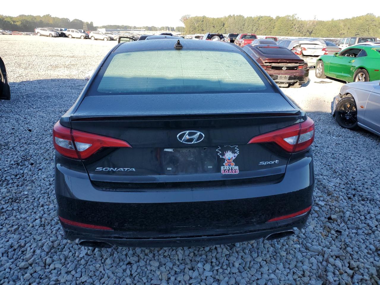 2015 Hyundai Sonata VIN 5NPE34AF1FH050375 Copart auction photo, all over damage thumbnail 6