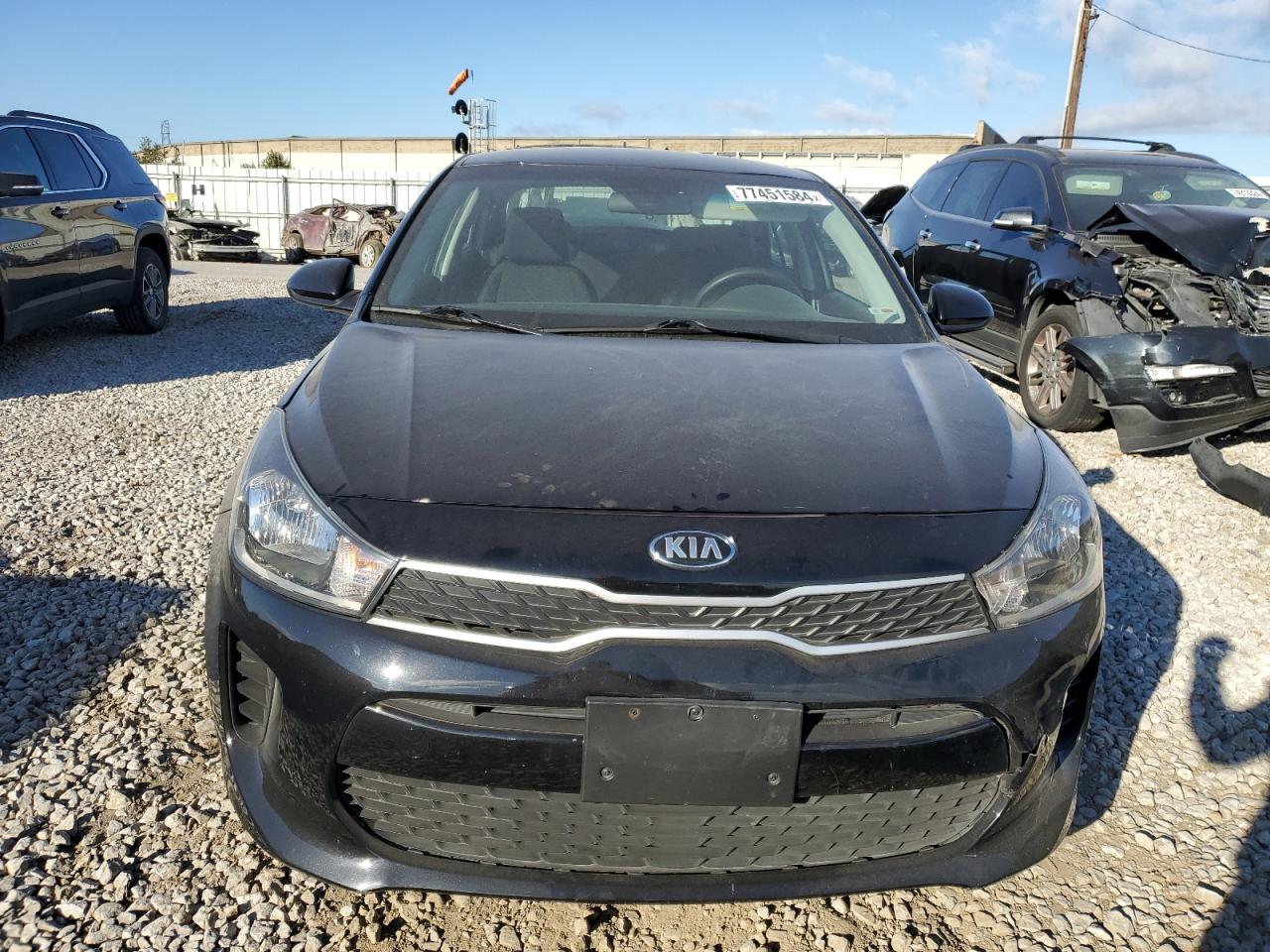 2020 KIA Rio VIN 3KPA24AD6LE355404 Copart auction photo, rear end / front end damage thumbnail 5