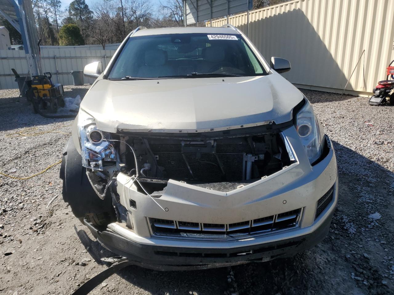 2014 Cadillac SRX VIN 3GYFNBE36ES516660 Copart auction photo, front end damage thumbnail 5