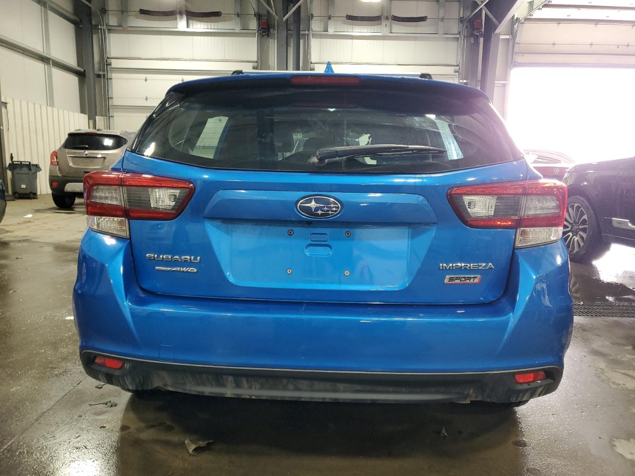 2020 Subaru Impreza VIN 4S3GTAJ67L1722384 Copart auction photo, front end / side damage thumbnail 6