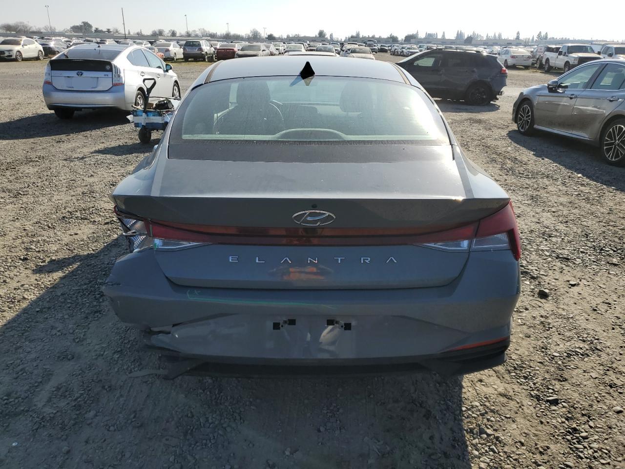 2023 Hyundai Elantra VIN KMHLM4AG8PU435769 Copart auction photo, rear end / side damage thumbnail 6