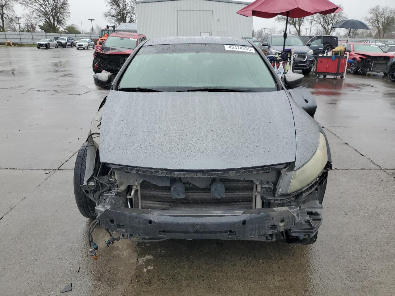 2010 Honda Accord VIN 1HGCS1B39AA001908 Copart auction photo, front end damage thumbnail 5