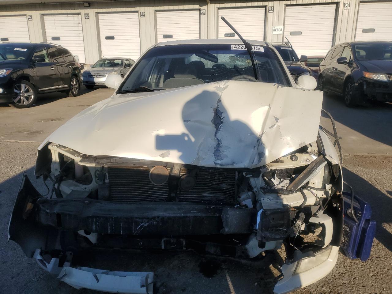 2002 KIA Optima VIN KNAGD128325171565 Copart auction photo, front end damage thumbnail 5