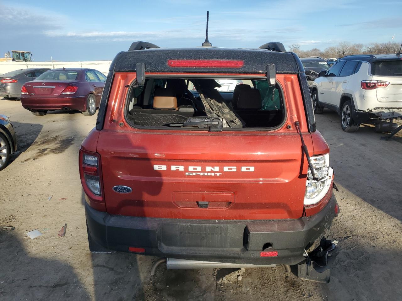2022 Ford Bronco VIN 3FMCR9C69NRD42072 Copart auction photo, rear end damage thumbnail 6