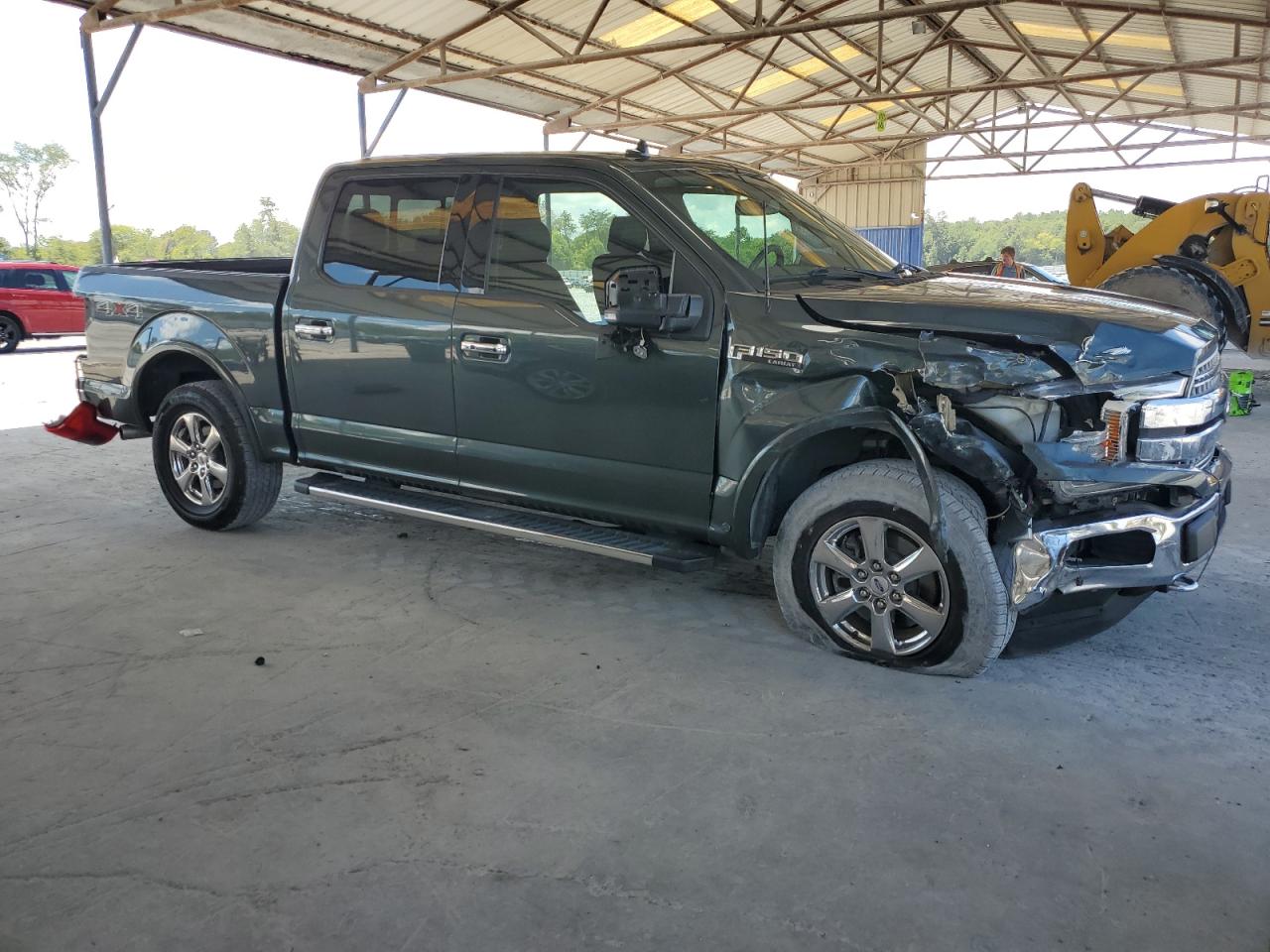 2018 Ford F-150 VIN 1FTEW1E53JKC61420 Copart auction photo, front end / minor dent/scratches damage thumbnail 4