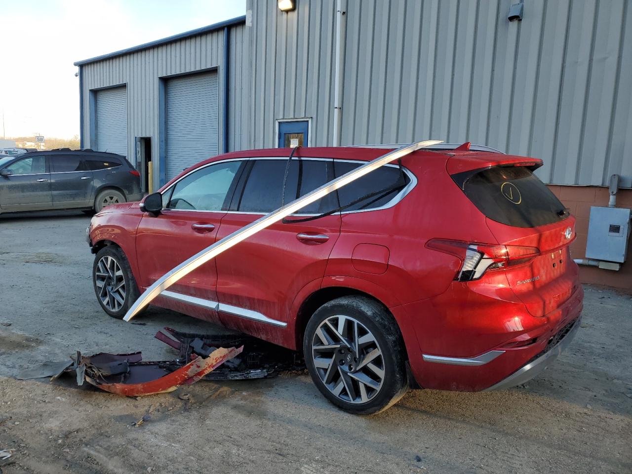 2023 Hyundai Santa Fe VIN 5NMS54ALXPH576117 Copart auction photo, front end / minor dent/scratches damage thumbnail 2