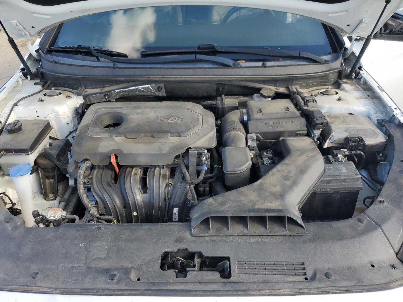2019 Hyundai Sonata VIN 5NPE24AF4KH785445 Copart auction photo, burn - interior / rear end damage thumbnail 11