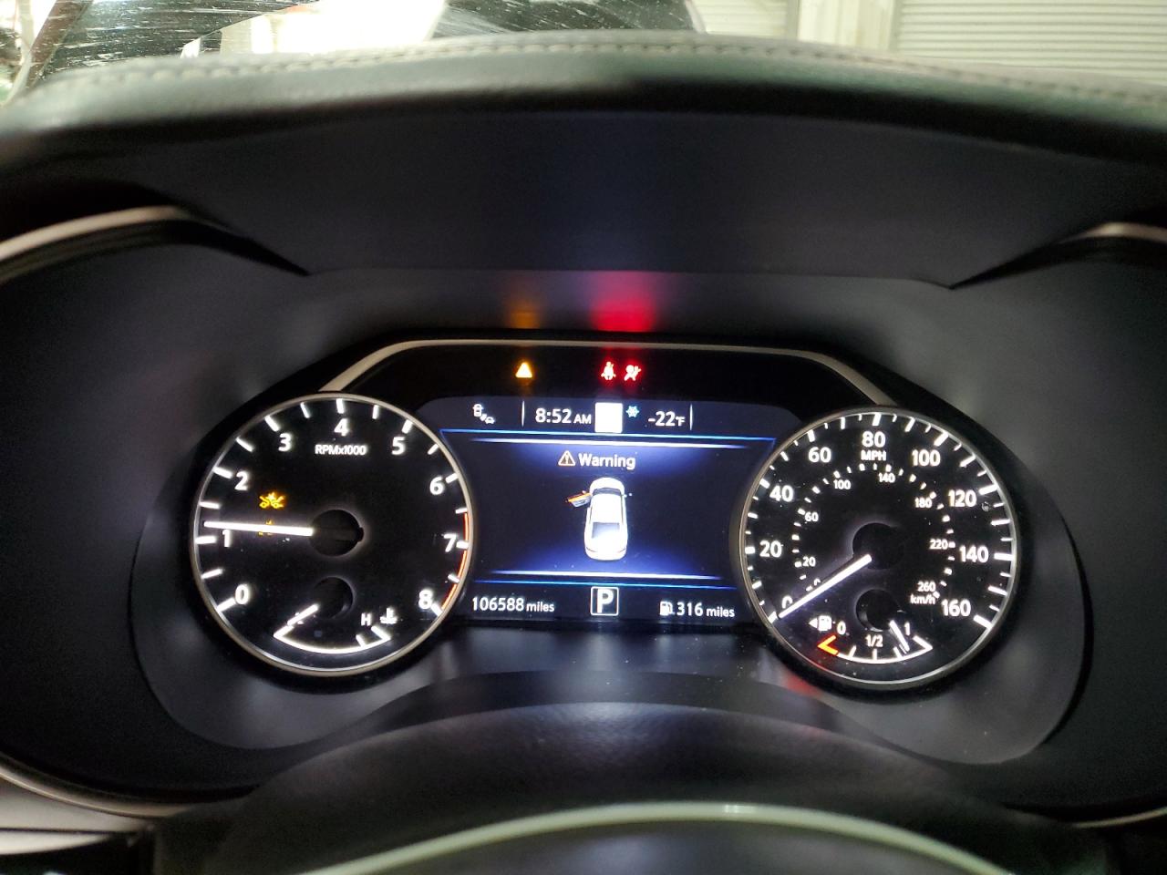 2020 Nissan Maxima VIN 1N4AA6CV5LC364290 Copart auction photo, front end / minor dent/scratches damage thumbnail 9