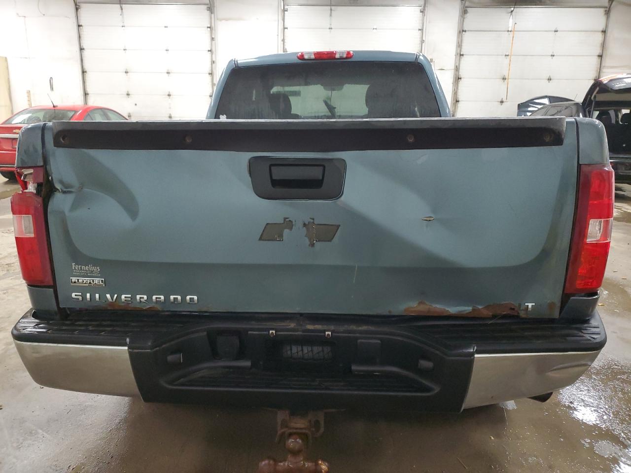 2009 Chevrolet Silverado VIN 1GCEK290X9Z156179 Copart auction photo, front end / side damage thumbnail 6