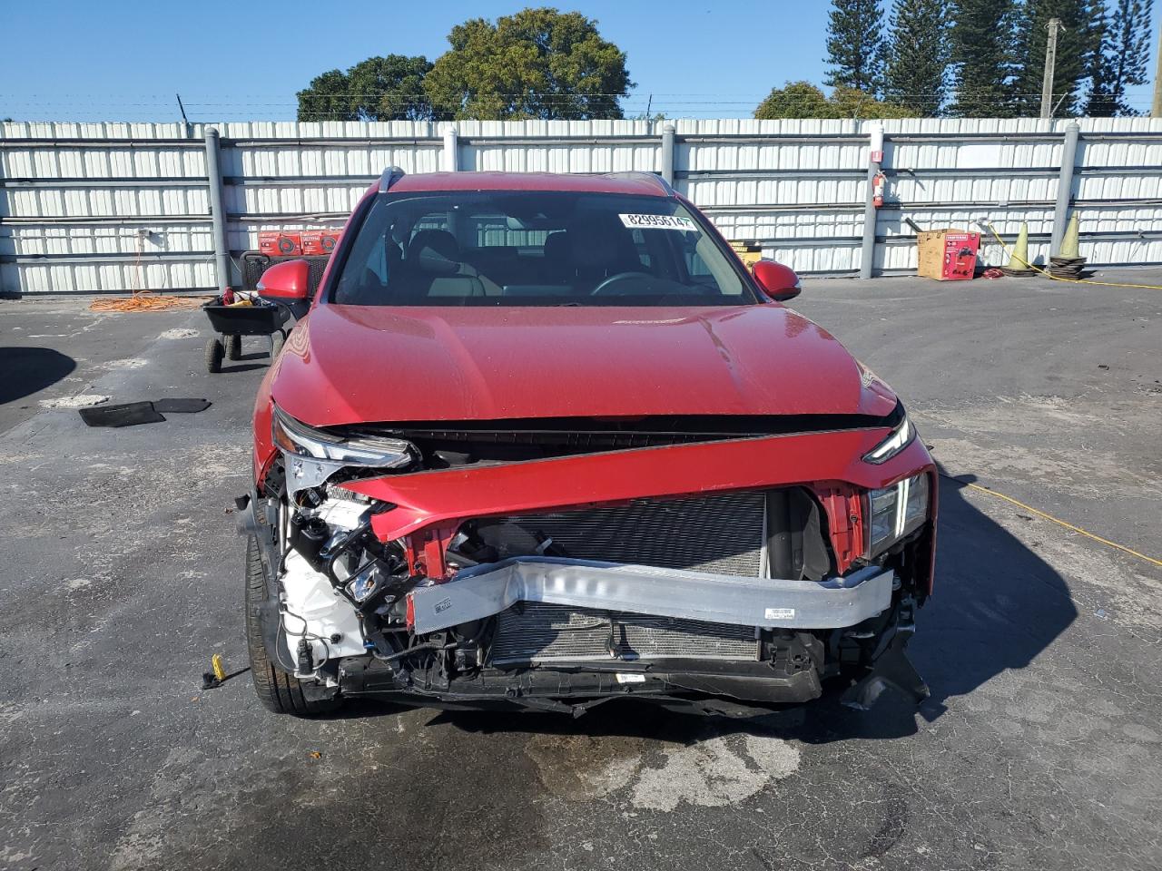 2023 Hyundai Santa Fe VIN 5NMS2DAJ3PH580226 Copart auction photo, front end damage thumbnail 5