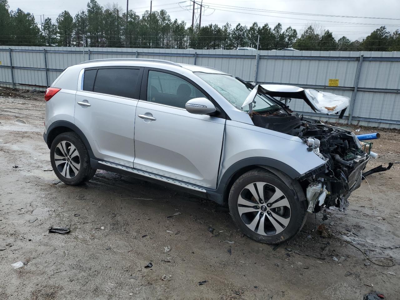 2013 KIA Sportage VIN KNDPC3A22D7422890 Copart auction photo, front end damage thumbnail 4