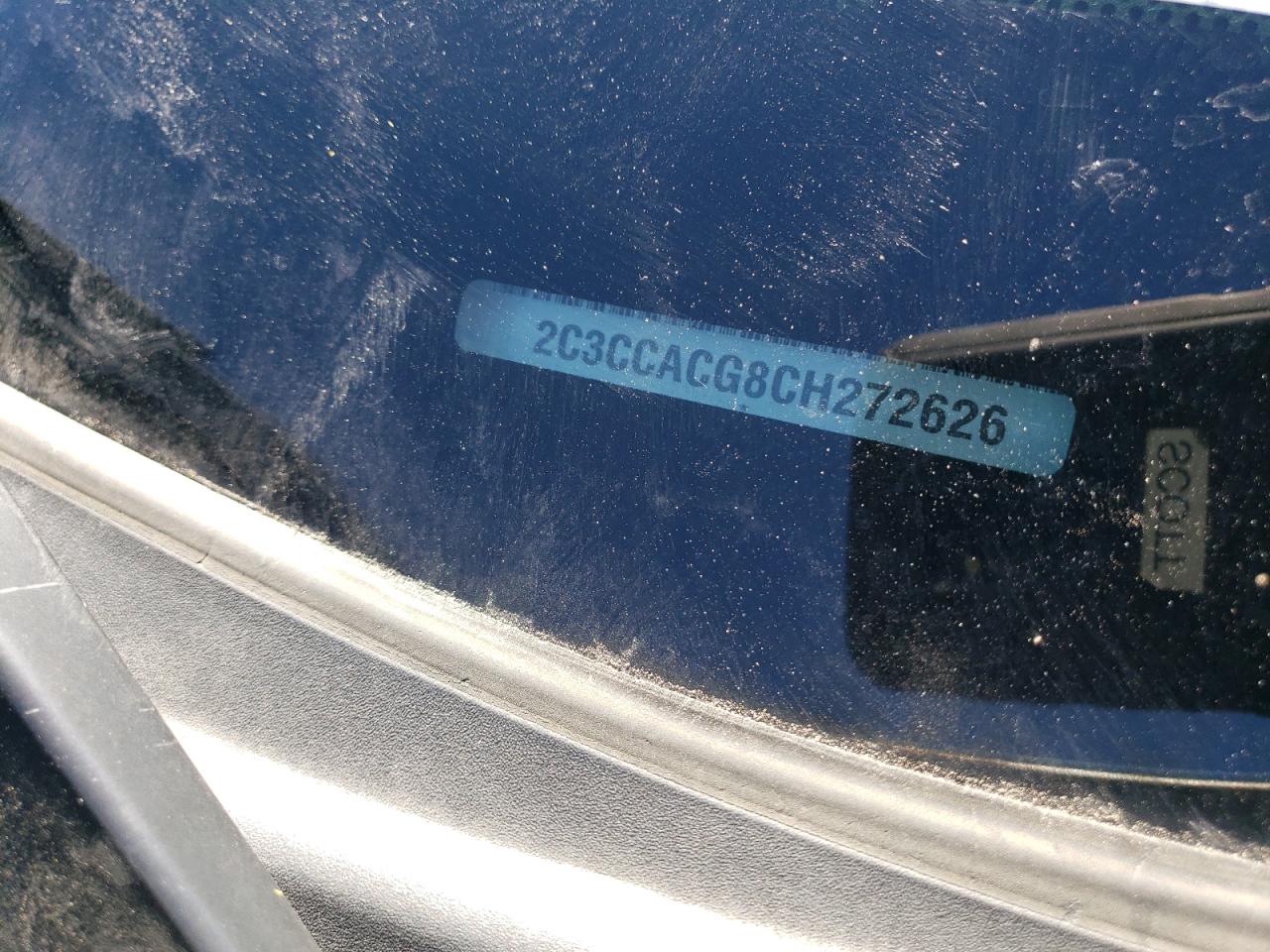 2012 Chrysler 300 VIN 2C3CCACG8CH272626 Copart auction photo, side / hail damage thumbnail 12