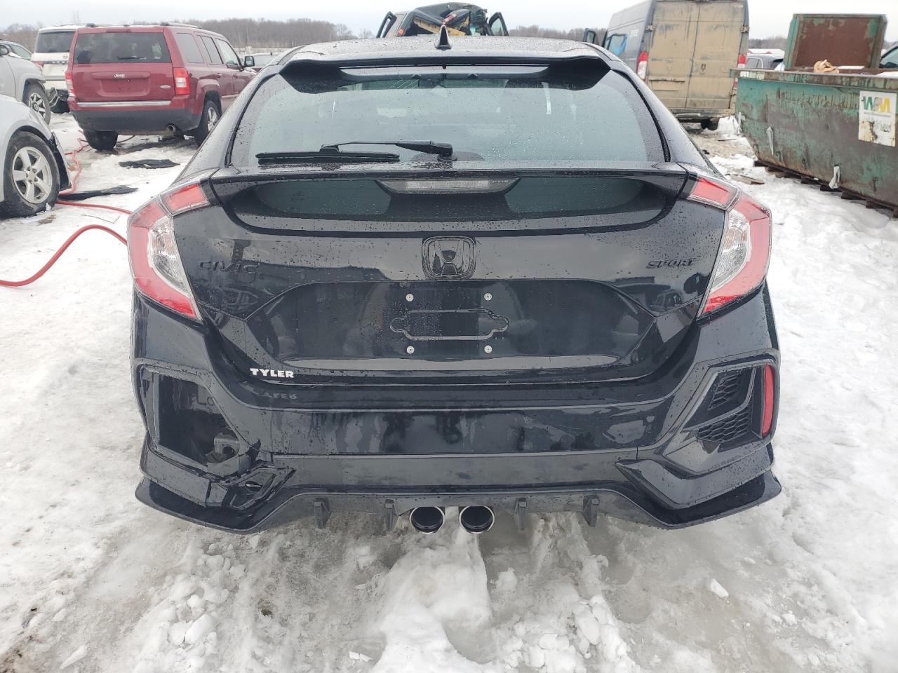 2021 Honda Civic VIN SHHFK7H43MU220825 Copart auction photo, front end damage thumbnail 6