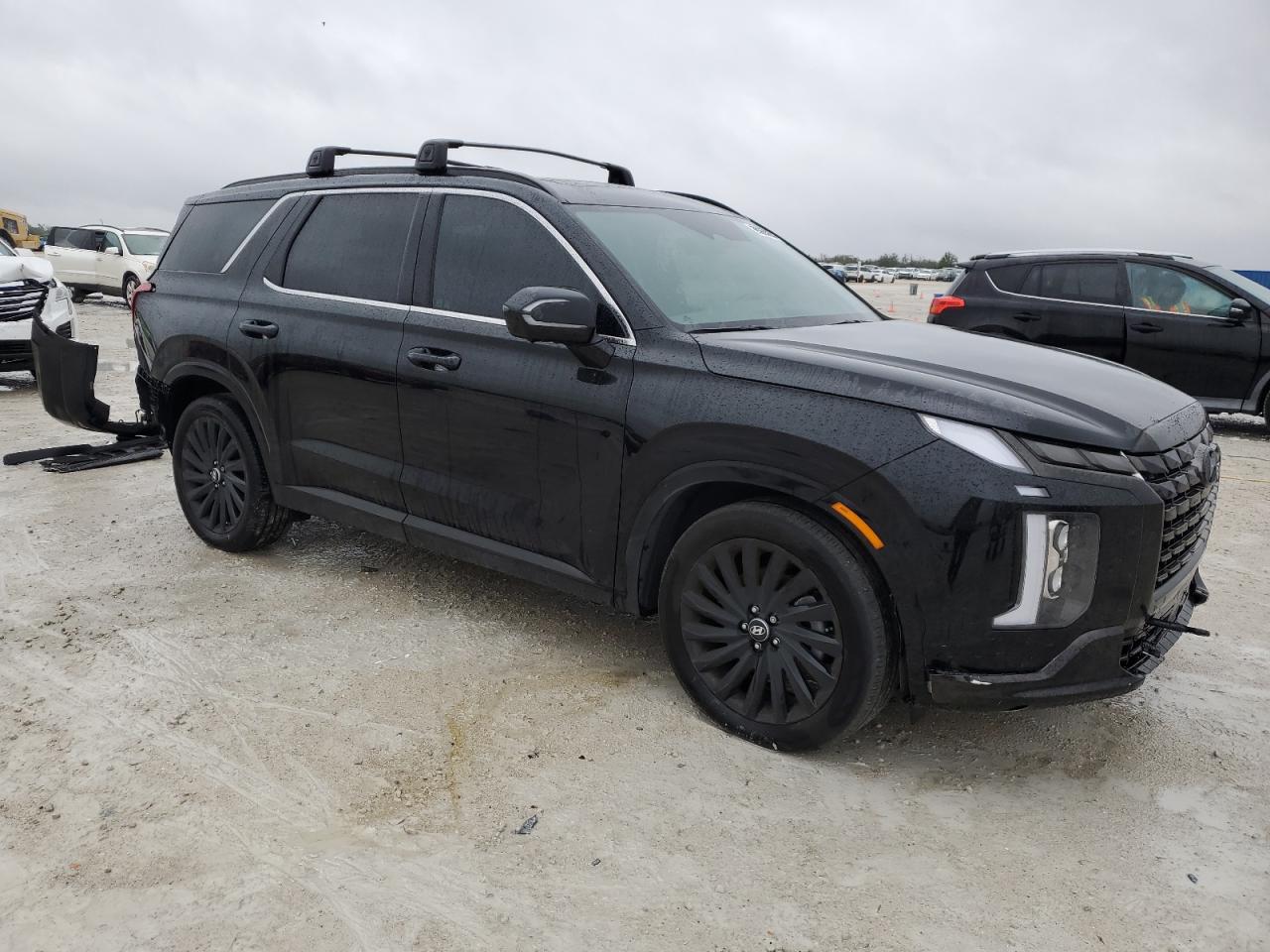 2024 Hyundai Palisade VIN KM8R7DGEXRU706518 Copart auction photo, rear end damage thumbnail 4