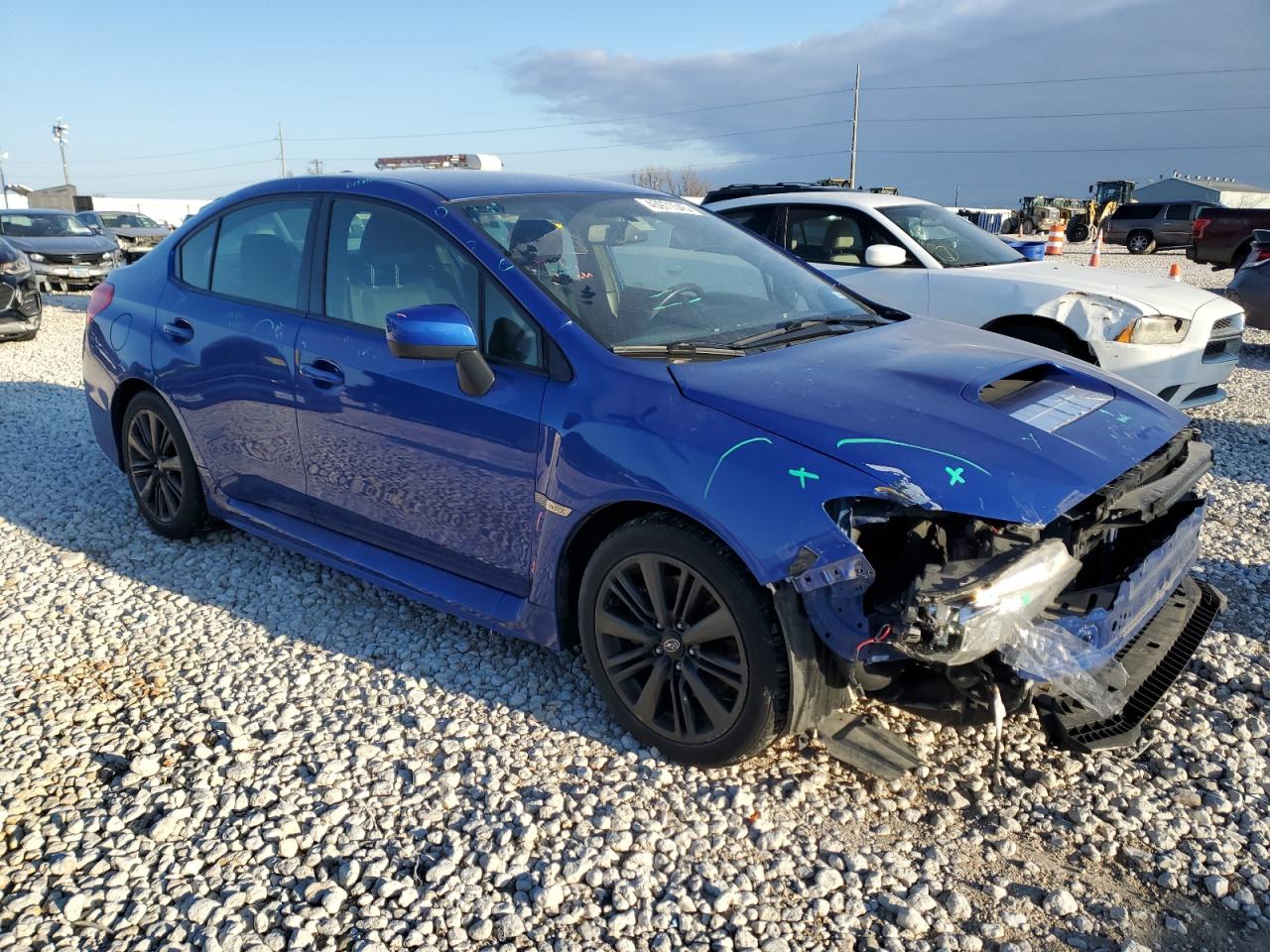2015 Subaru WRX VIN JF1VA1A69F9824665 Copart auction photo, front end / hail damage thumbnail 4