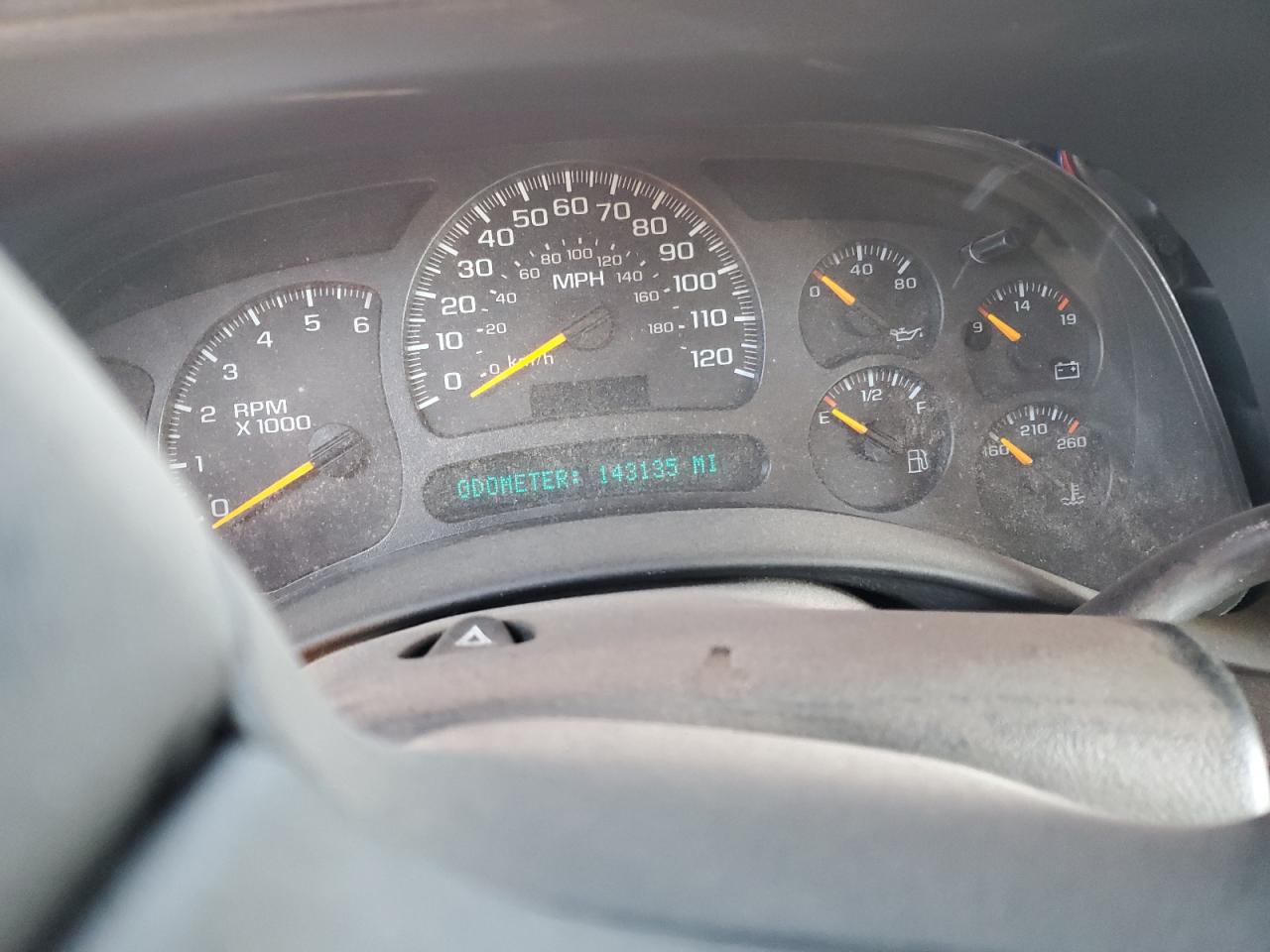 2003 Chevrolet Tahoe VIN 1GNEK13Z03R230158 Copart auction photo, all over damage thumbnail 9